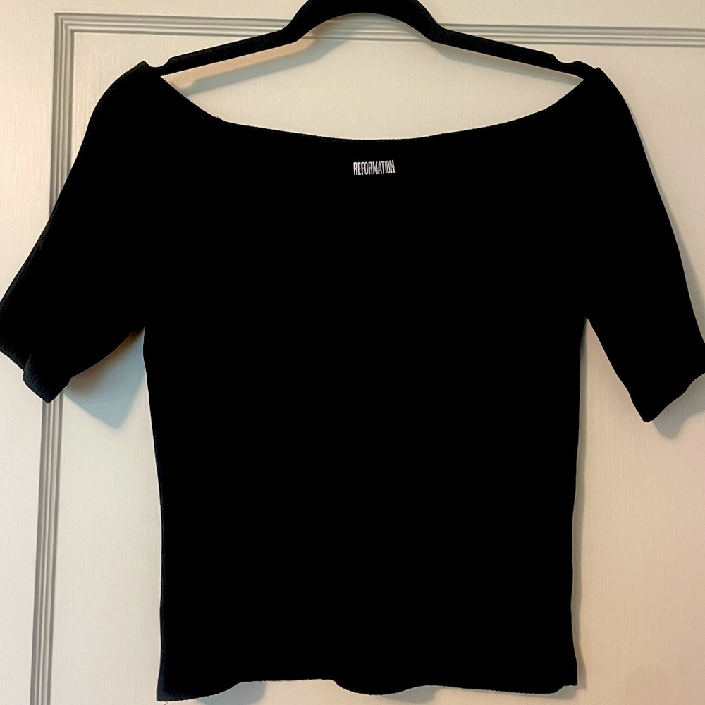 Reformation Bondi off the shoulder top